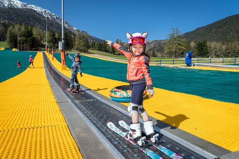 Skiing all year round at only 600 meters above sea level