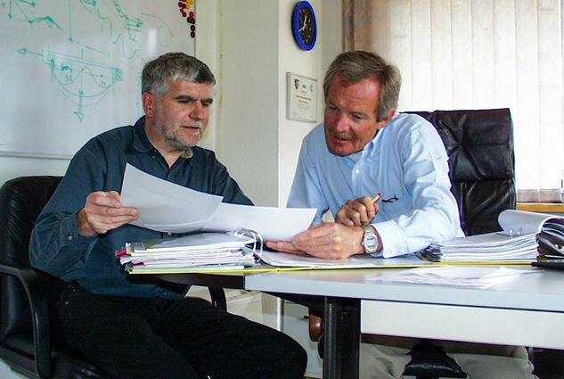 Max Bruckschlögl und Dieter Zimmermann
