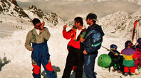 Zusammenschlüsse am Kaunertaler Gletscher.