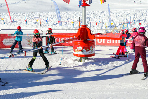 Rotondo bietet Abwechslung im Skiunterricht und Spaß in den Pausen