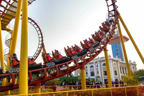 Tecnologia dei divertimenti - Treno Coaster - Wonderla Park Hyderabad (IND)