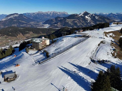 "Les plaisirs de l'hiver" à 116 mètres dans le Wildschönau (Autriche)