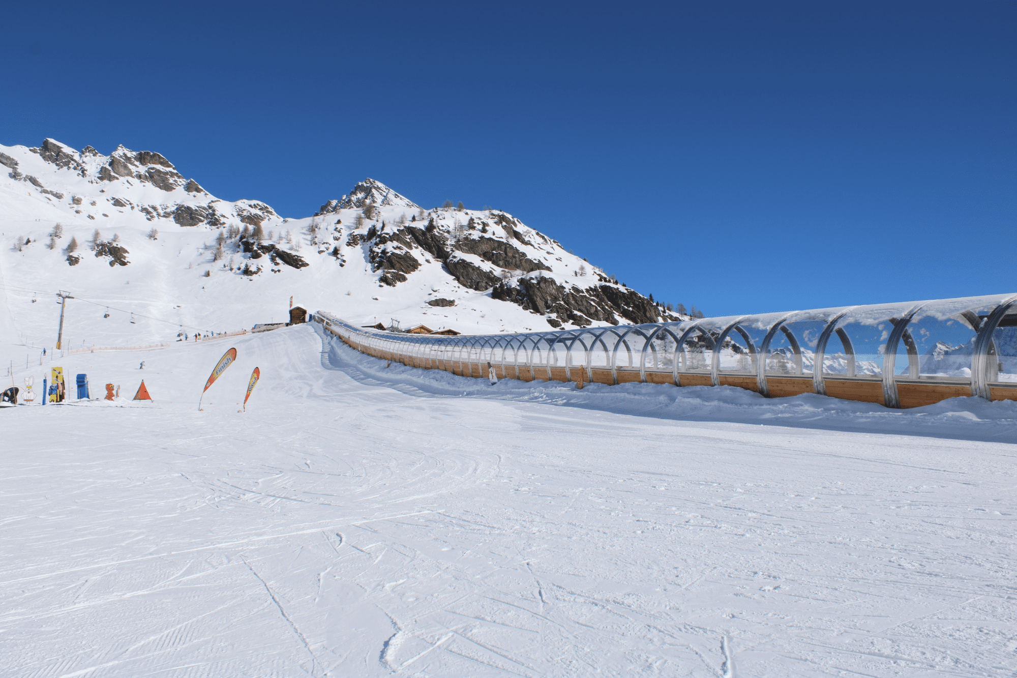 Rééquipement de la galerie dans le domaine skiable Lötschental-Lauchernalp