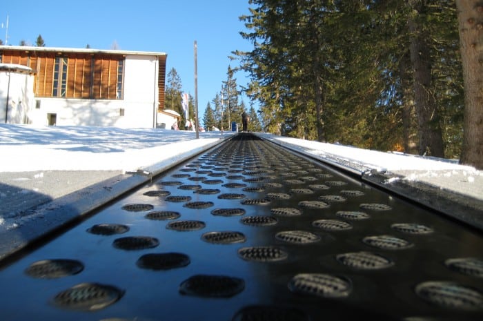 Three Moving Carpet as a return system in Hinterstoder
