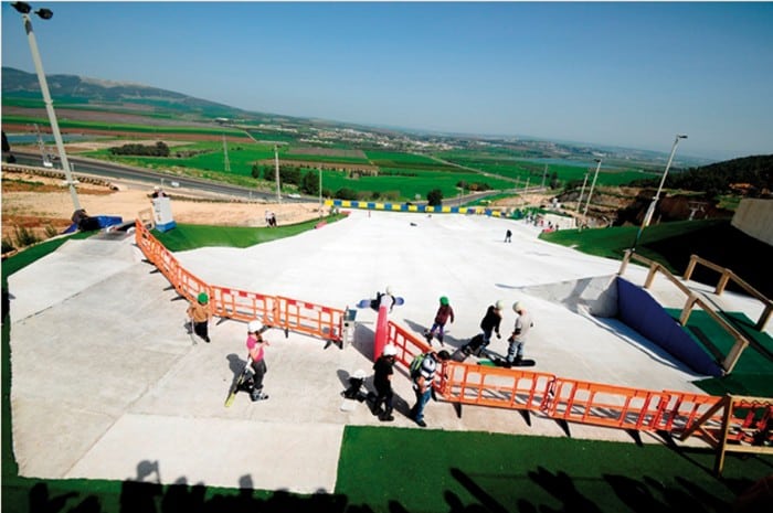 Har Gilboa (Israël) : Sunkid installe deux tapis roulants dans une région au climat extrêmement agité.