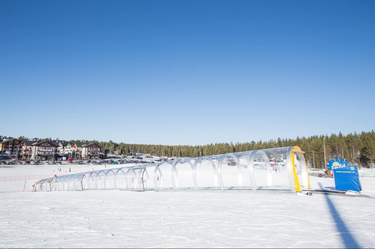 Tapis magique : Avec le tapis magique du parking au domaine skiable